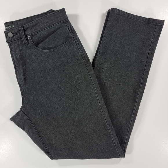 Proof Rover Pants Mens 32x30 Black Straight Huckberry Stretch Canvas Gusseted - Picture 1 of 13